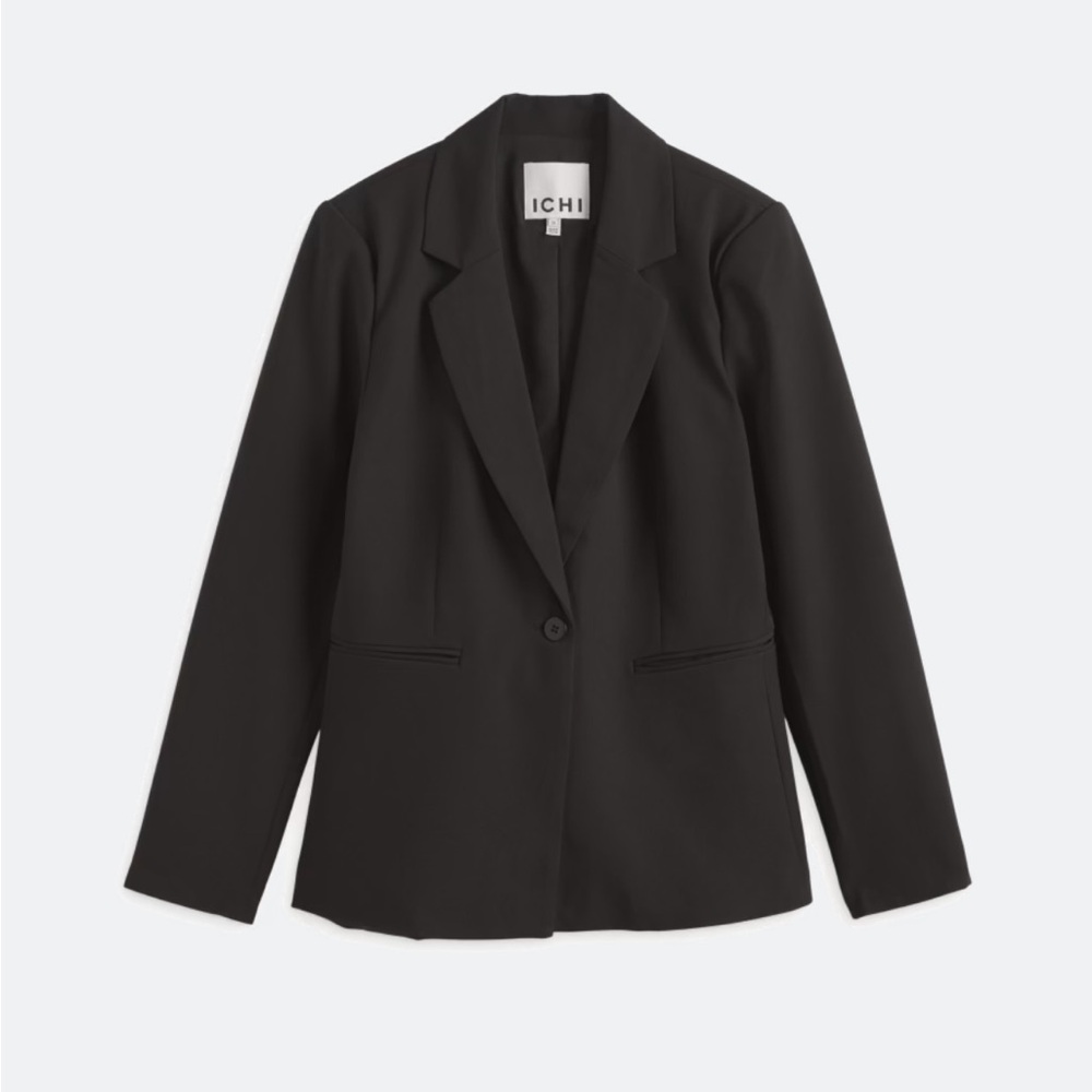 DONATED ICHI Women's Classic Black Blazer